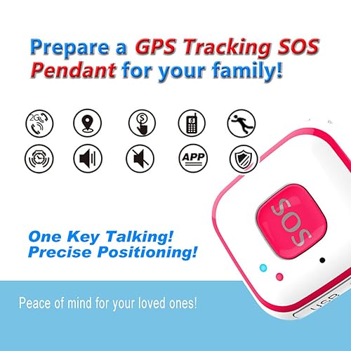 Traqueur GPS pour personnes âgées – Suivi en temps réel, alarme de chute, appel vocal, lecture historique des pistes, soutien idéal pour l'autisme et la maladie d'Alzheimer