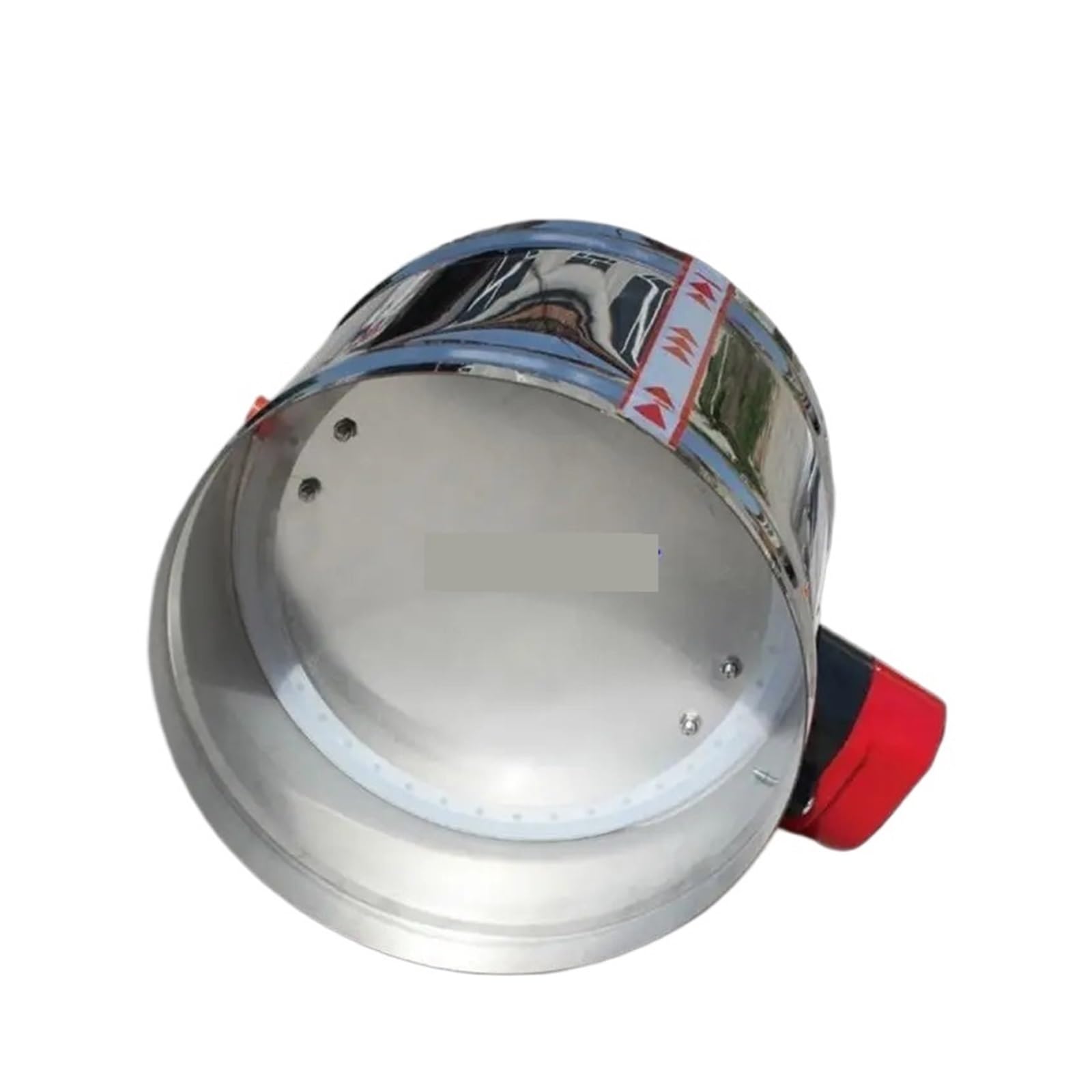 Fbanulpex 63Mm Stainless Steel Motorized Dampers, 220Vac Motorized Air Duct Damper Valve Adjustable Airflow Multiple Sizes(63Mm)