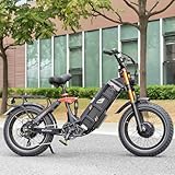 【🌟eAhora Juliet Pro II 2025 Upgrades🌟】Dual Motor Ebike①Reinforced 4400W Dual Motor, Max 43MPH speed. ②Increased to 70Ah Battery with power button ③Customized Added Damping for Adjustable Lockable Front Fork & 4-link Rear Suspension ④Smart APP Control...