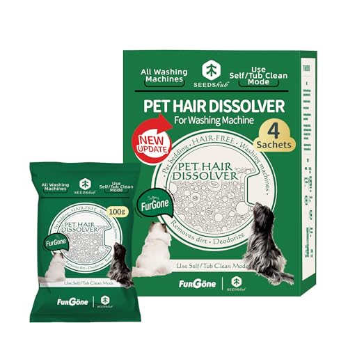 FURGONE by Seedshub Upgraded Pet Hair Dissolver Pro Washing Machine Cleaner Powder