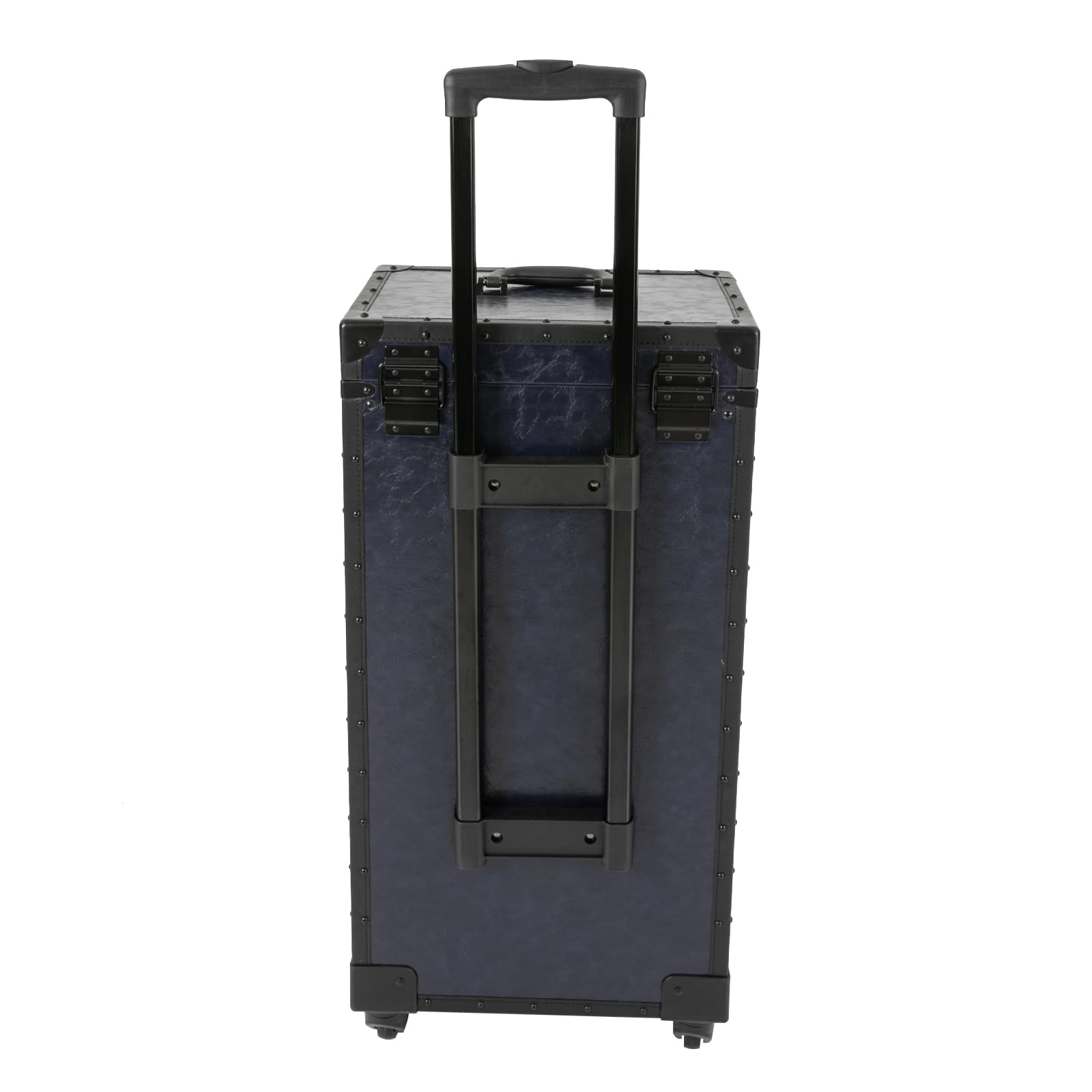 Trolley Beauty Case Kosmetikkoffer Makeup Koffer Schminkkoffer Friseurkoffer Rollwagen Make Up Profi Rollcontainer Auf RäDern Kosmetik Friseurwagen Arbeitswagen Bedienungswagen (Blau)