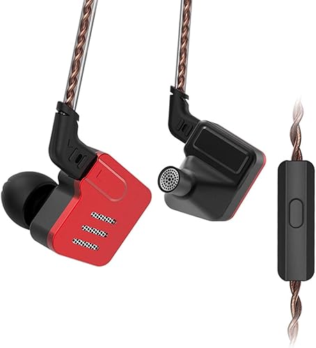 Okcsc BA10 equilibrato auricolare dinamica riduzione del rumore cuffie
in-ear HiFi Bass Wired auricolari 5PCS equilibrato Armatures con
staccabile 0 78 mm placcato oro spina poli Red with mic : Cuffie con
cavo Okcsc BA10 equilibrato auricolare dinamica riduzione del rumore cuffie
in-ear HiFi Bass Wired auricolari 5PCS equilibrato Armatures con
staccabile 0 78 mm placcato oro spina poli Red with mic : Cuffie con
cavo