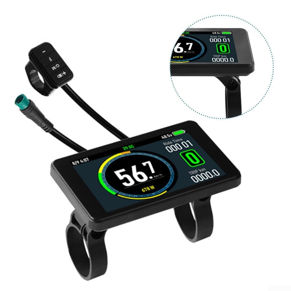 Pantalla LCD Color para t8 para E-Bike 24-72V para bafang Pantalla