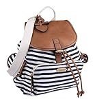 Der Bag kann durch die beigen Henkel lässig über die Schulter gehangen werden