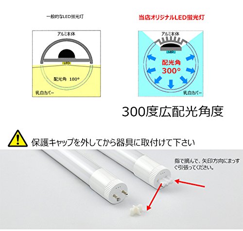 ODELIC直管型LEDランプ40型1900lm電球色2本