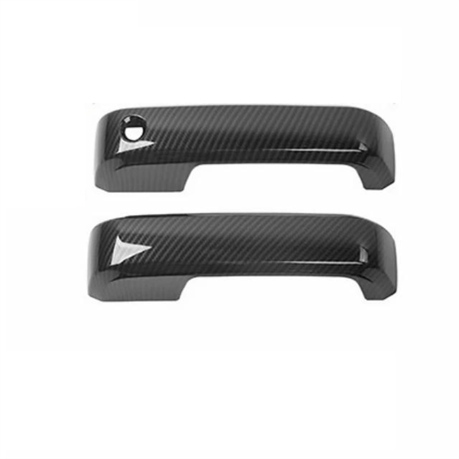 Kjhopy A Carbon Carbon Fiber Chrome Car Door Handle Bowl Cover For Ford F150 2015-2020 Accessories Sticker Exterior Door Handle(A Carbon)