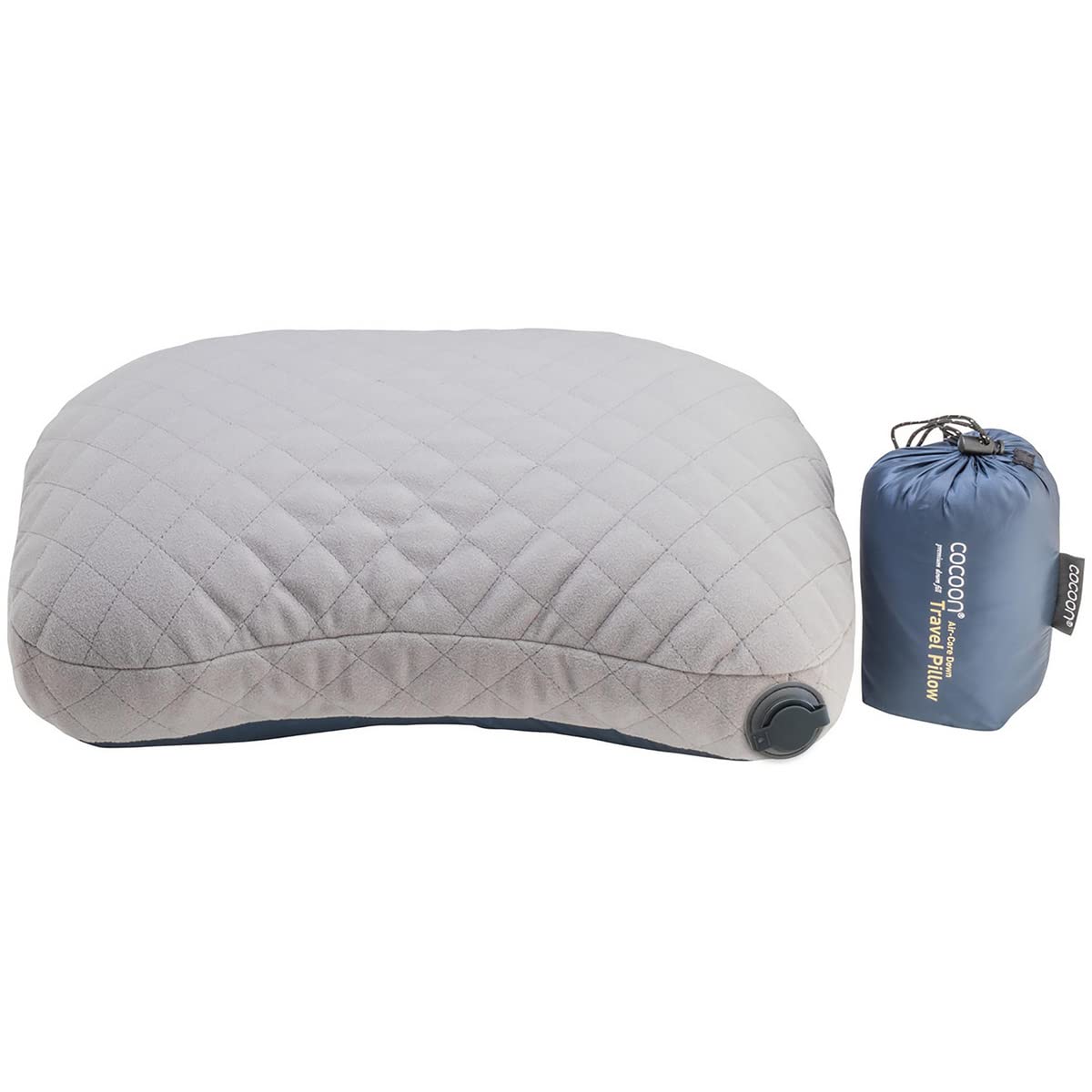 Cocoon Air-Core Down Oreiller de Voyage, Uni, 30x41 cm