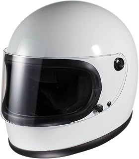 ISHINO SHOKAI 族ヘル レトロ バイクヘルメット フルフェイス 旧車 クラシック オールドスクール 単車 全排気量 自動二輪 教習用 OS-75 フリー(57～60cm未満程度)