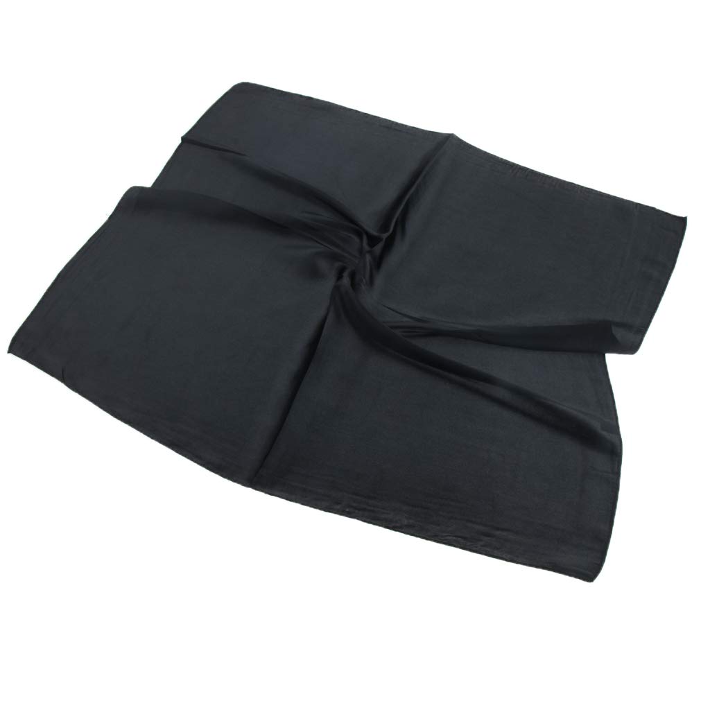 ™ Satin Silk Feel Formal Square Neck Scarf Head Hair Scarf Wrap Handkerchief Black | Scarves & Wraps | Womens Accessories | Clothing Shoes & Accessories-image-28