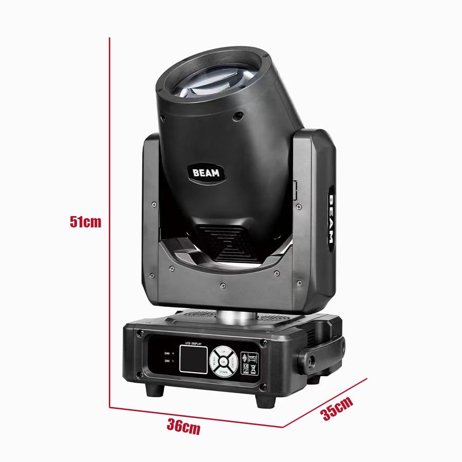 Mini Beam 230W 7R Moving Head Light Professional Stage Beam Lighting for Show Disco Dj Club Light Nightclub DMX Option 1Pack