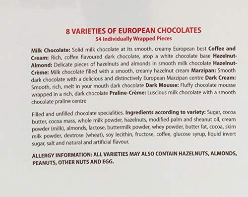 Merci Finest Assortment of European Chocolates. 675grams / 23.8 ounce Value pack. 54 pieces of individually wrapped Fine European Chocolates. - Thumbnail 3