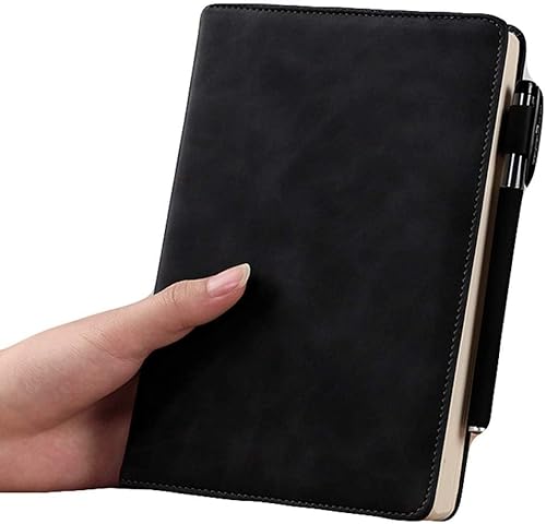 �m�[�g ������ �z�[���p�i PU Notebook Ruled A5�AHard Cover Diary For Women Men College Work School Office Business Journal �d�� �w�Z �I�t�B�X(E,Witho