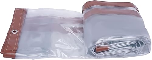 Miniatura 8 de Cortina transparente para exteriores para pabellón, toldo transparente plegable resistente a la lluvia, para patio para tiendas de campaña,