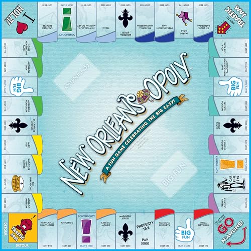 New Orleans-opoly juego de mesa standard miniatura 4
