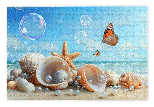 Puzzle 3000 Piezas para Adultos, Puzzle 3000 Piezas de Madera, DIY Rompecabezas de Madera para Adultos, Rompecabezas Desafiante para Toda la Familia, Regalos para Mujeres y Hombres, Tema: Playa, Q-92