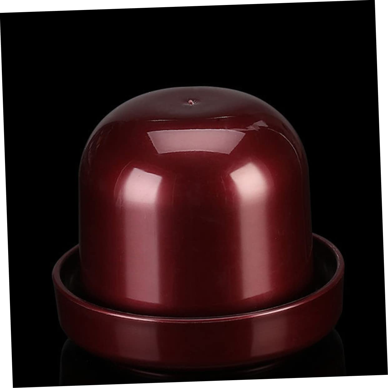 Abaodam Set da 5 Tazze per Dadi Spesse con Coperchio Anti-imbroglio e 25 Dadi Colorati per Giochi da Bar Ktv, Tazza Antirottura Resistente per Serate con Amici e Feste