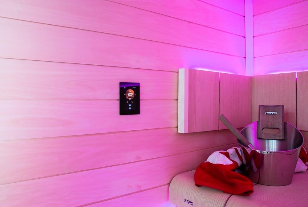 Harvia Fenix FX170 WiFi Core Centralina per sauna 17 kW – Touchscreen 4,3", WiFi, app MyHarvia e sensore porta, IPX3
