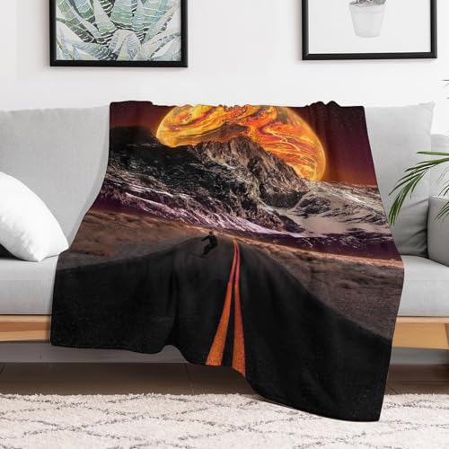 Plaid couverture en flannel lavable qui ne peluche pas sur le lit - 3