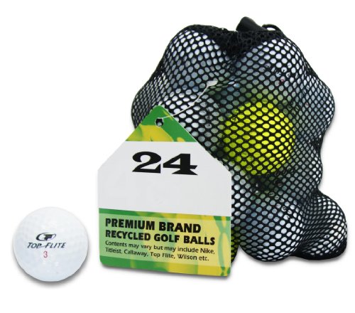 Second Chance Top Flite, Set 48 Palline da Golf, Categoria A Unisex, Bianco