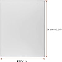 Vista 2 de Acrux7 Paquete de 20 tableros de espuma de 11 x 14 pulgadas, tableros para hornear con núcleo de espuma de 18 pulgadas de grosor, tableros