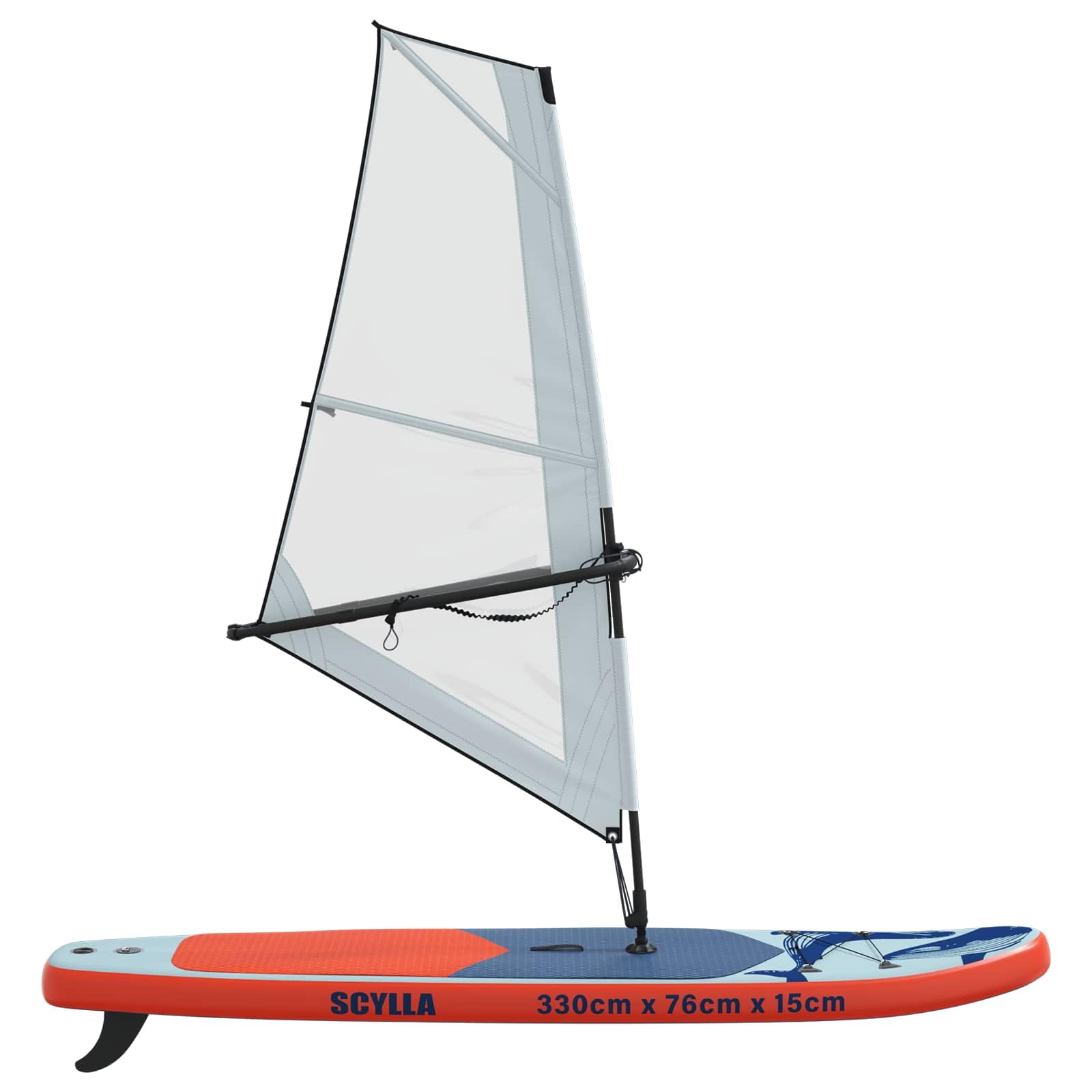 Mangloder - Tabla de SUP inflable con vela x x turquesa para deportes acuáticos al aire libre, estable, portátil, para principiantes, familia, yoga, touring, río, lago, mar, equilibrio, entrenamiento