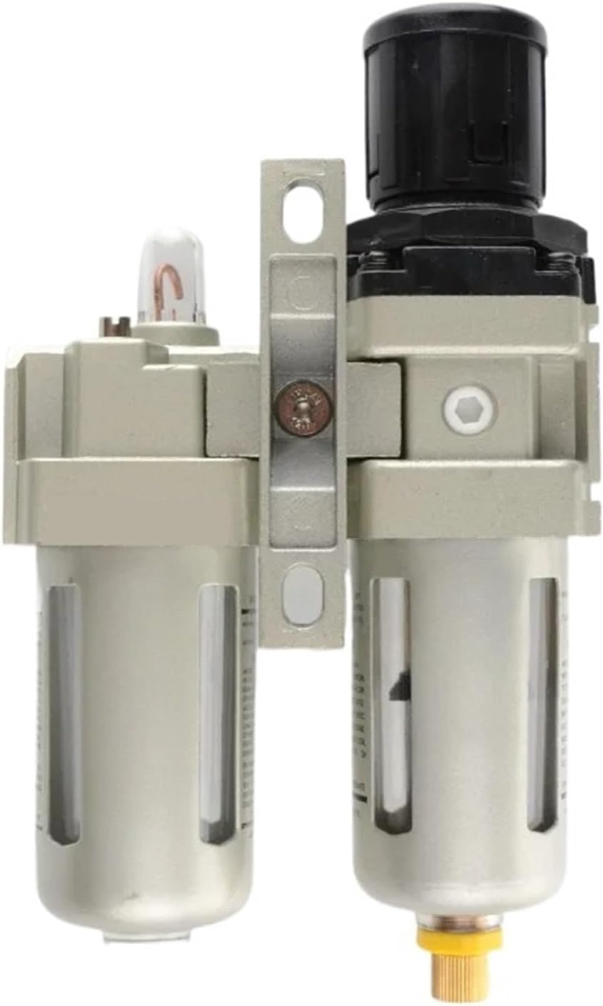 1pcs Air Compressor AC 2010 1/8 1/4 3/8 1/2 3/4 1 Oil Water Separator Regulator Trap Filter Airbrush Pneumatic Components(AC3010-03 A PT3-8)