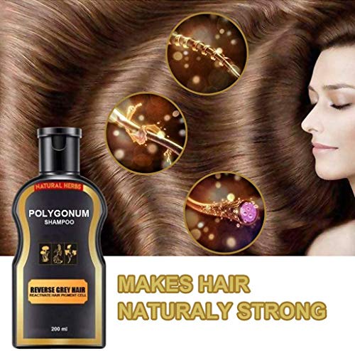 Nvyue 001 Natural Hair Darkening Shampoo And Conditioner,Organic Hair Darkening Shampoo Bar,Volumizing & Moisturizing,Black Hair Shampoo thumb #4