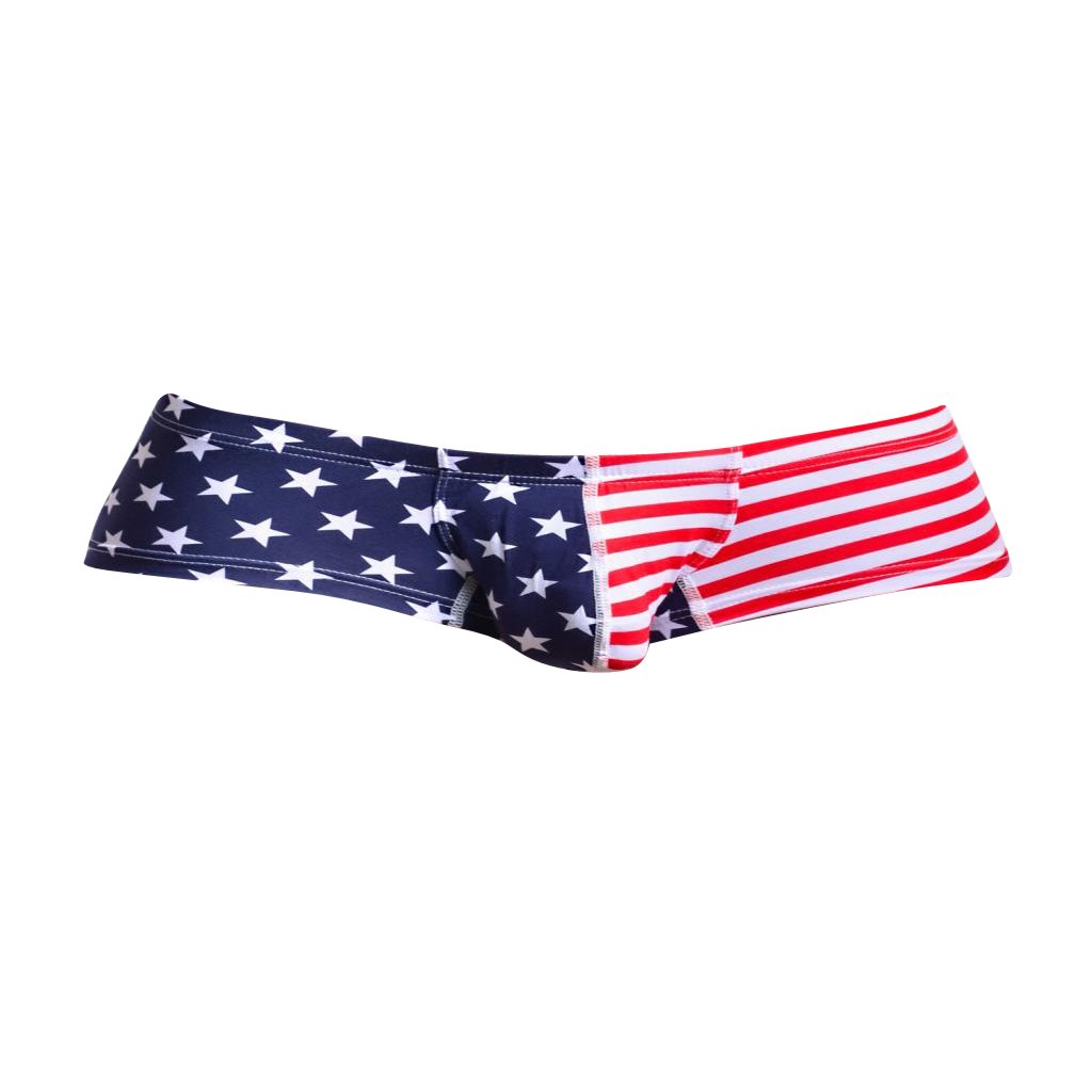 myaddiction Men's American Flag Underwear Boxer Briefs Shorts Underpants Red S-picture-28