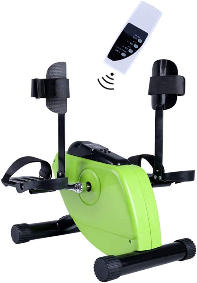 JFJL Electric Pedal Exerciser Medical Peddler for Leg Arm and Knee Recovery Exercise with LCD Monitor and Remote Control, Exercise Bike and Pedal Exerciser for Disabled and Elderly