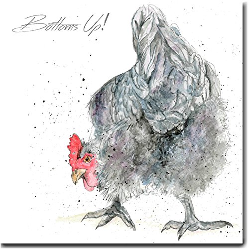 Fowl and wacky Bottoms Up pollo biglietto d'