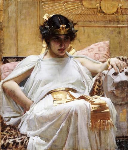 Cuadro de lienzo de la obra Canción de primavera de John William Waterhouse en medida 60x90cm