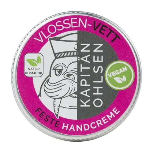 Kapitän Ohlsens Vlossen-Vett - vegane Handcreme für Kletterer, Boulderer und alle anderen mit stark beanspruchten Händen