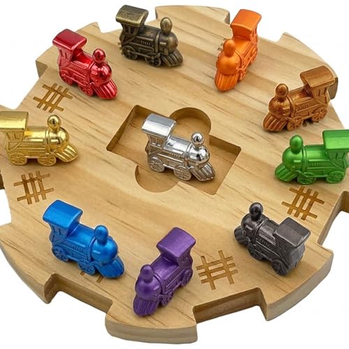 10 Piezas Marcadores Metal Mexican Train Juego miniatura 2