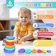 BDwing Silikon Fidget Toys Sensory Stones, 6 Stück Anti Stress Finger Spielzeug Stressabbau Reliever Geschenk für Kinder und Erwachsene, ADHS & Autismus Sensory Toys