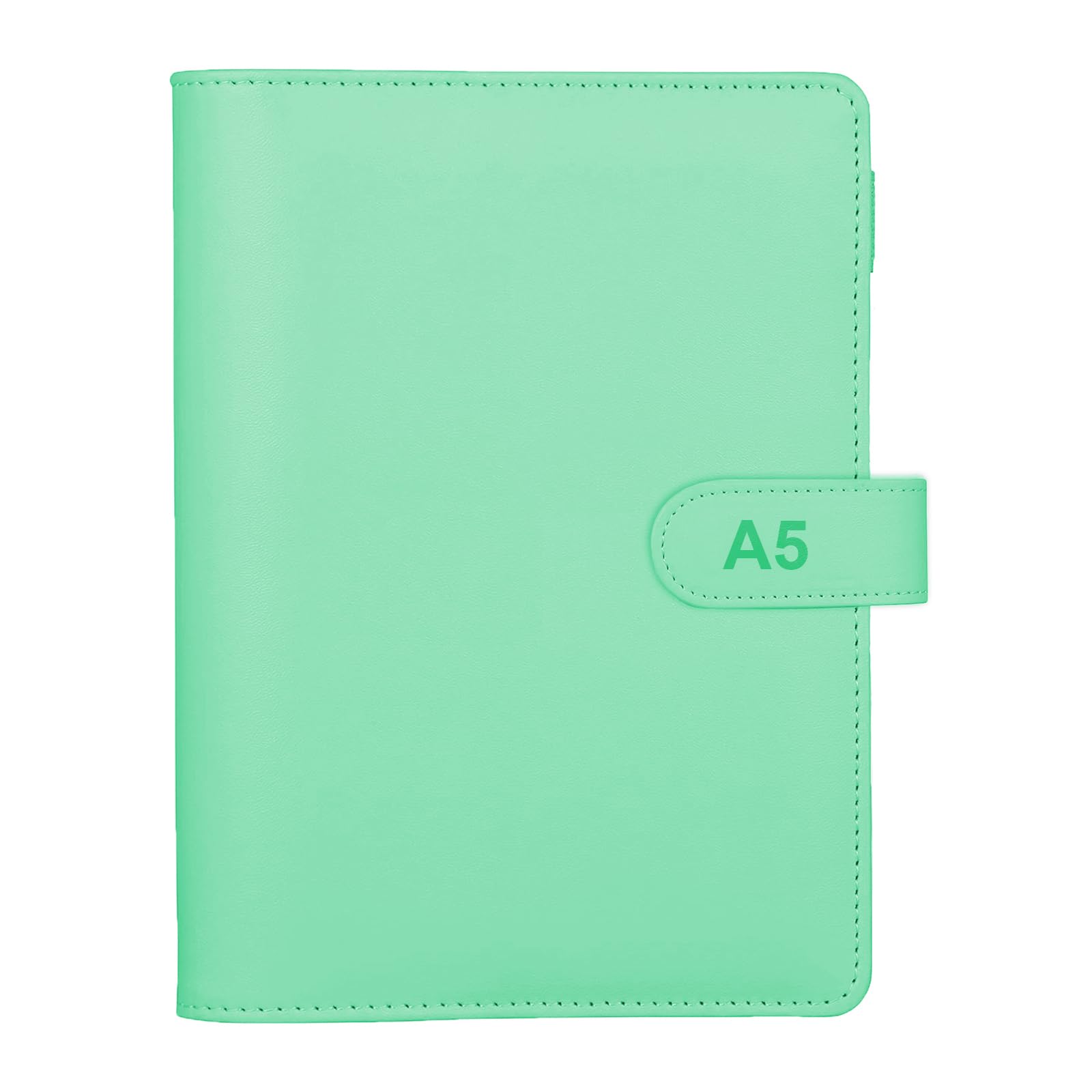 Leder A5 Ringbuch,Ringbuch Planer Notebook Leder Notizbuch N