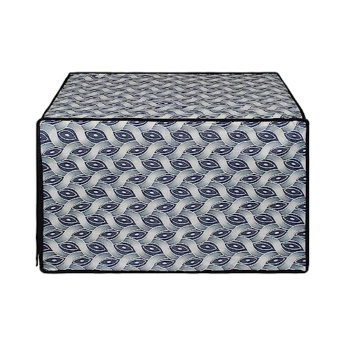 Image of DREAM KING Stylish Design & Printed Microwave Oven Cover Full Closure |waterproof & Dustproof Oven Cover Suitable for All Models - Multicolour SA69