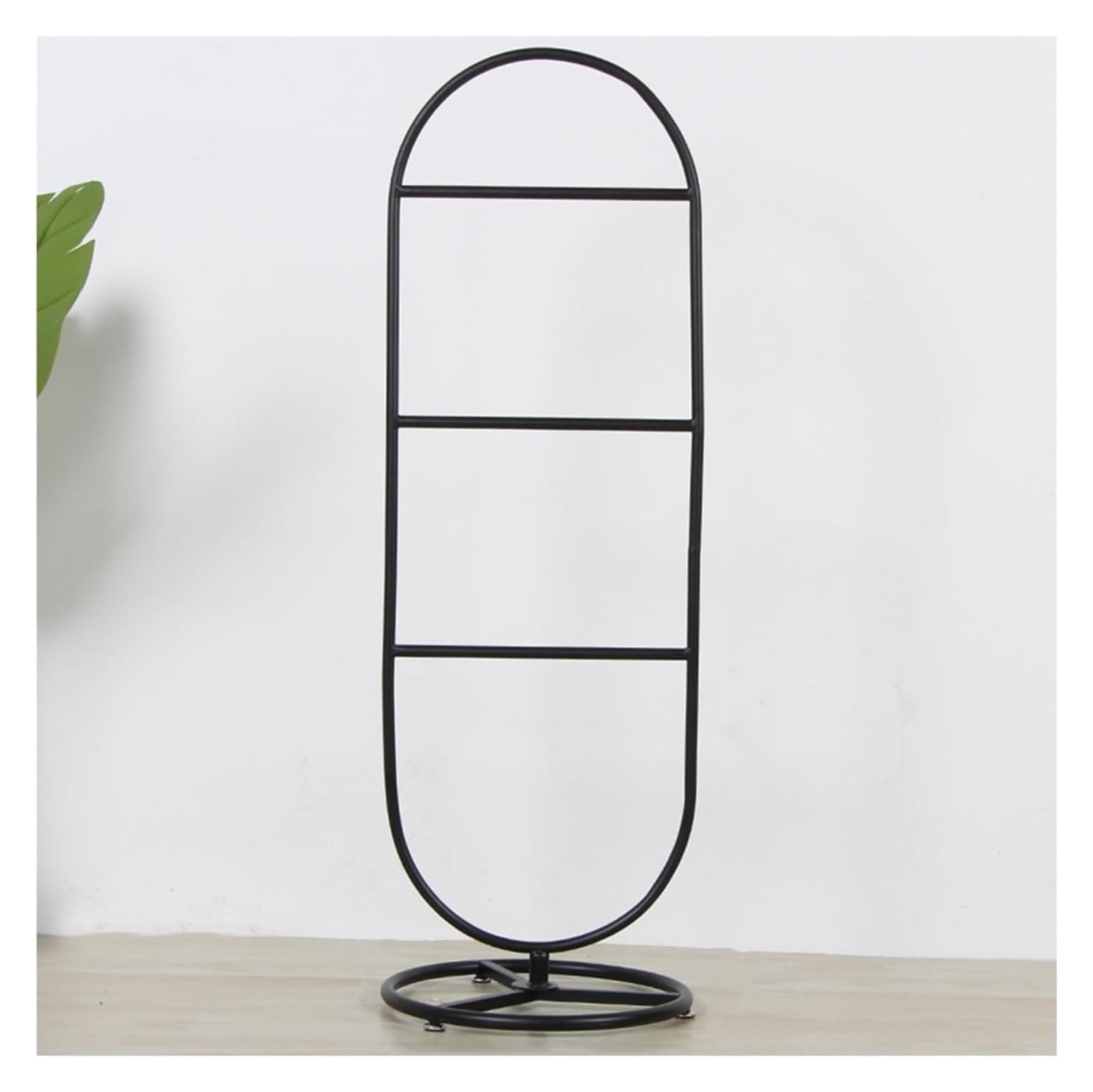 Support de rangement pour cintres noir en métal pour organisateur de dressing