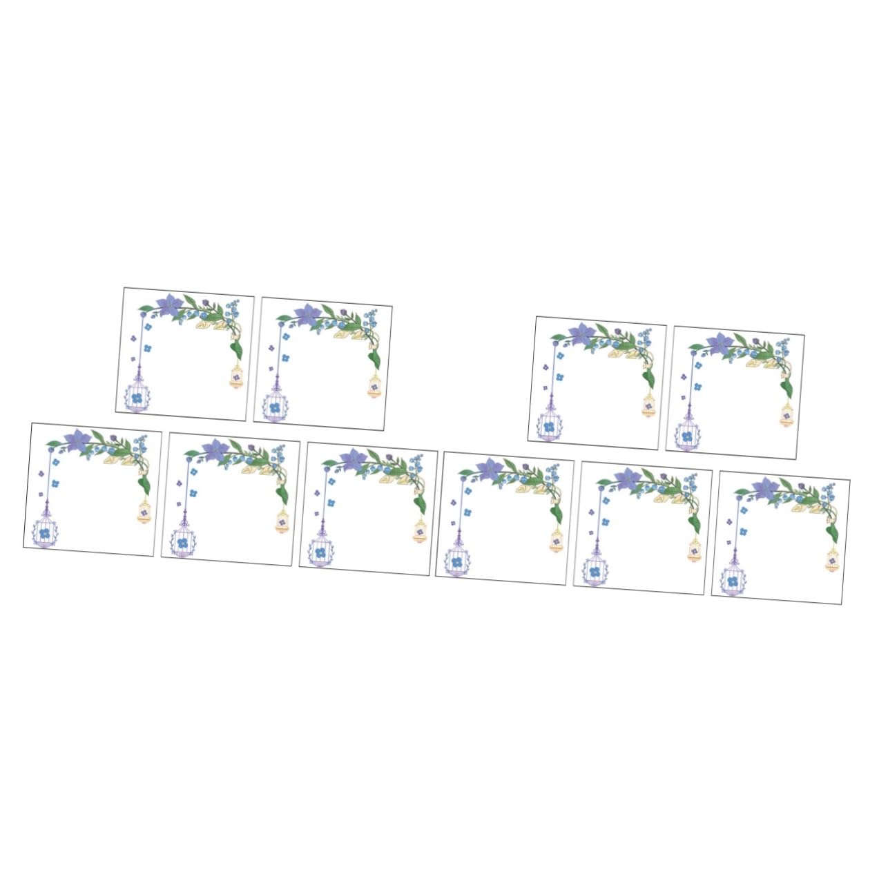 Cubierta para interruptor de luz con pegatinas de flores decorativas de pared