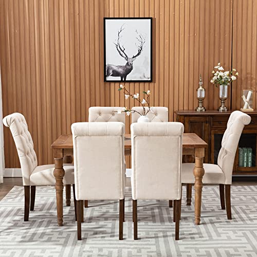 Colamy A242 Tufted Dining Room Chairs Set Of 2 thumb #7