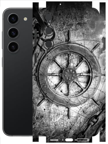 Image of AtOdds - Full Body Back Screen Guard Protector Film - Lamination Wrap Skin Sticker Compatible with Samsung Galaxy S23 (5G) | Scratchproof Matte Finish (Voyage)