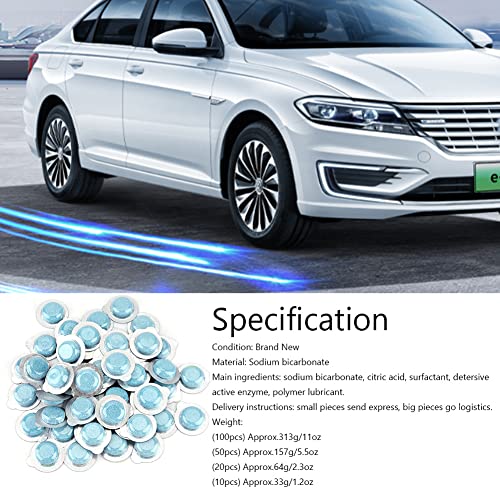 Akozon Autoruitenreiniger, Autoruitenwisser Reinigingsring Massief Glas Water Bruistablet voor in de Auto(100st) - Image 3