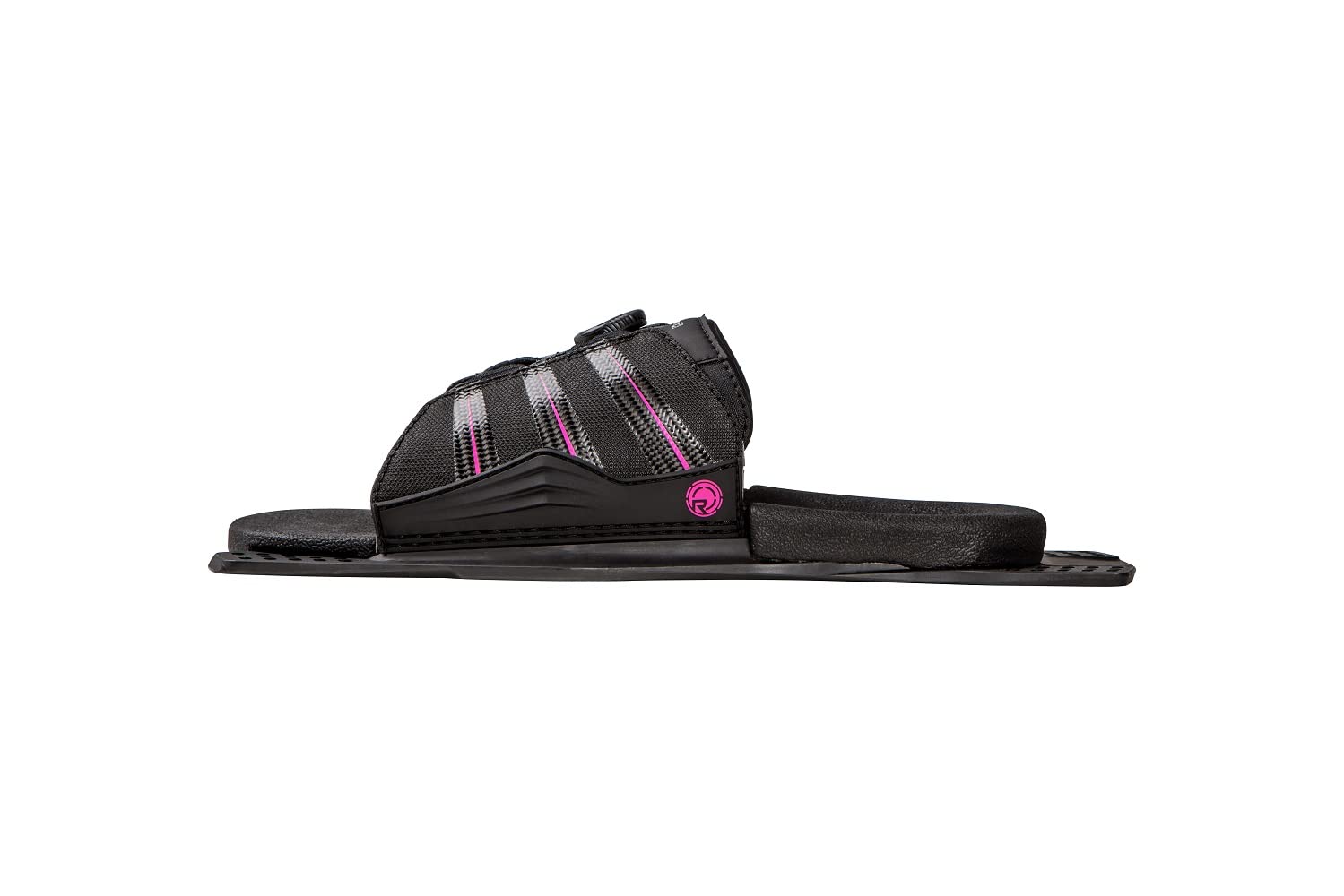 Radar Lyric Boa ARTP Waterski Boot - Black/Carbon/Rhodamine - Feather Frame