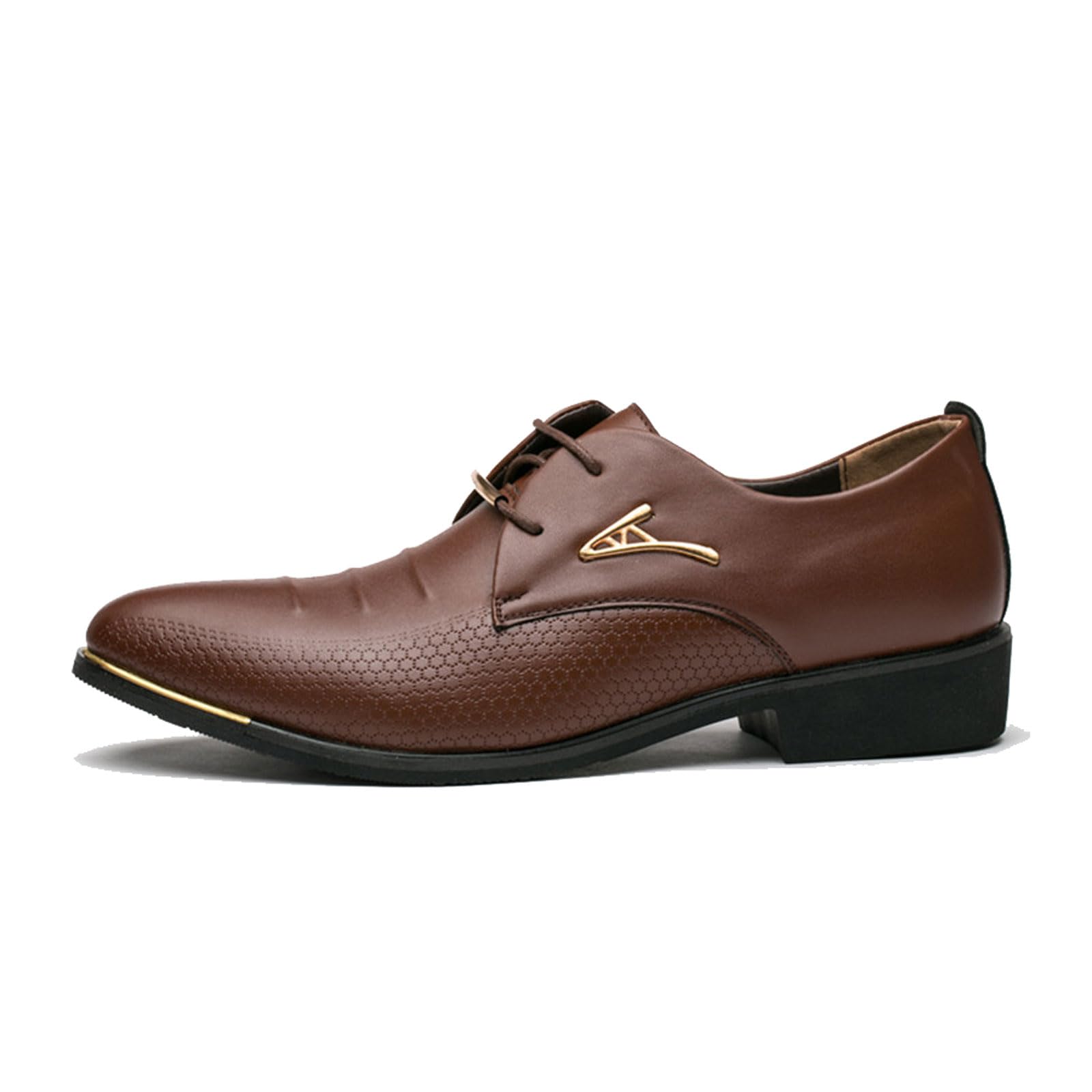 Scarpe Oxford Eleganti da Uomo, Scarpe Stringate, Scarpe Brogue da Uomo, Scarpe Derby Formali da Lavoro, Scarpe Classiche