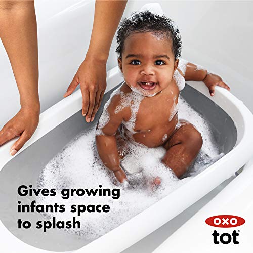 OXO Tot Splash & Store Bathtub, Baby Bathtub, Newborn Essentials - image 3