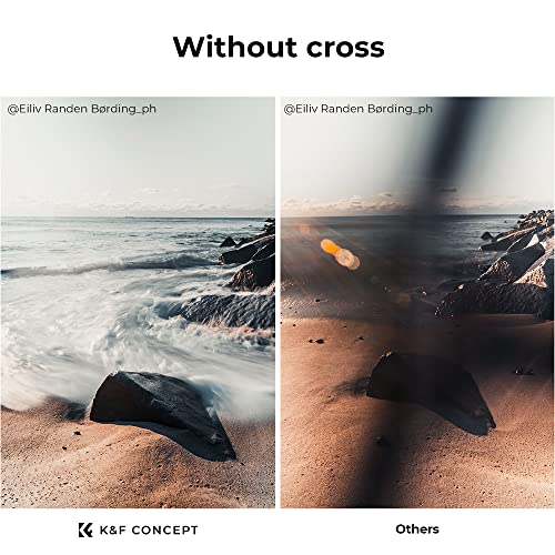 Filtre ND variable 49mm sans croix noire pour objectif DSLR caméras