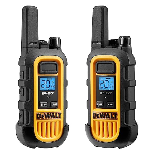 Image of DEWALT DXFRS Walkie Talkie 2 Way Radio, 1 Watt