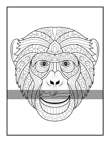 100 Animals: An Adult Coloring Book with Lions, Elephants, Owls, Horses, Dogs, Cats, and Many More! - Image 12