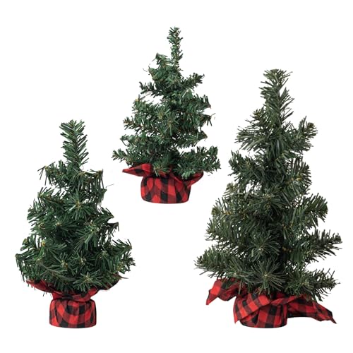 Árbol de Navidad Falso, Festivos Decorativos Artificiales | de árbol pequeño, para Navidad, hogar, Sala de Estar, Comedor, Bar, Restaurante, niños, Familiares y Amigos