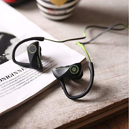 Image of Red Lemon Bolt S280 Bluetooth Sports Stereo Wireless IPX7 Waterproof Headphone (Green-Black)
