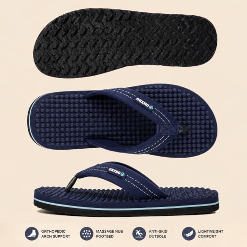 Image of ORTHO JOY House Slipper for Women's Care | Orthopaedic | Diabetic | Acupressure | Comfortable | MCR | Flip Flop Ladies and Girl's Home for Daily Use